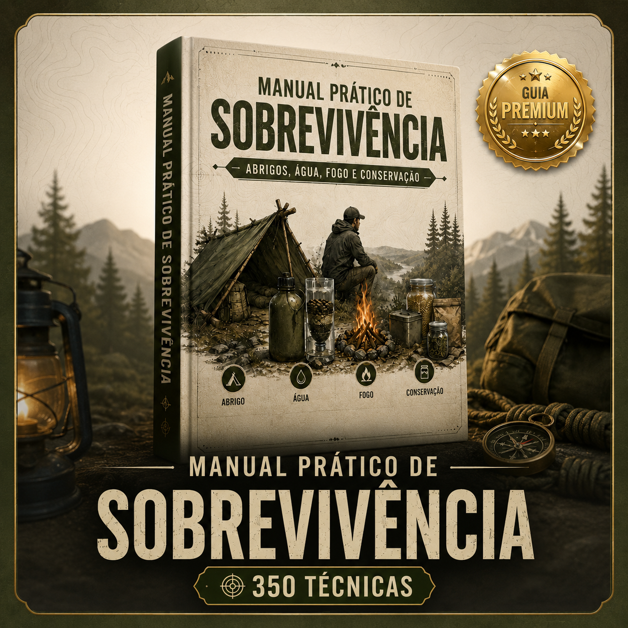 Manual Prático de Sobrevivência - Mockup Completo